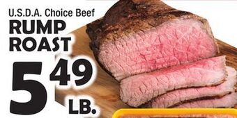 Bravo Supermarkets Rump roast offer