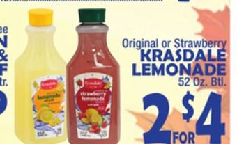 Bravo Supermarkets Krasdale lemonade offer
