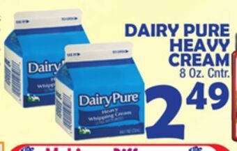 Bravo Supermarkets Dairy pure heavy cream offer