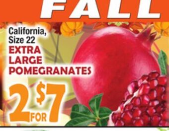 Bravo Supermarkets Extra large pomegranates offer