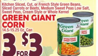 Bravo Supermarkets Green giant corn offer