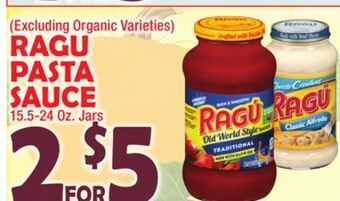 Bravo Supermarkets Ragu pasta sauce offer