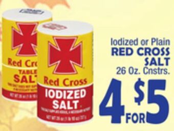 Bravo Supermarkets Red cross salt offer