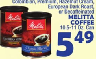 Bravo Supermarkets Melitta coffee offer