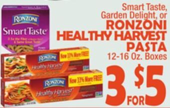 Bravo Supermarkets Ronzoni healthy harvest pasta offer