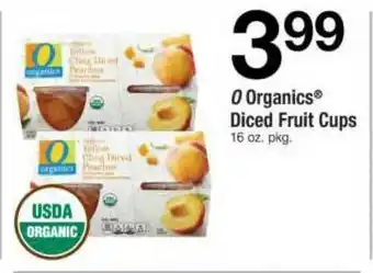 ACME 0 Oraganics Diced Fruit Cups offer