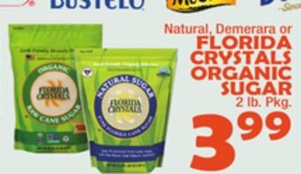 Bravo Supermarkets Florida crystals organic sugar offer