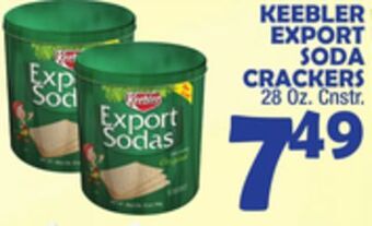 Bravo Supermarkets Keebler export soda crackers offer