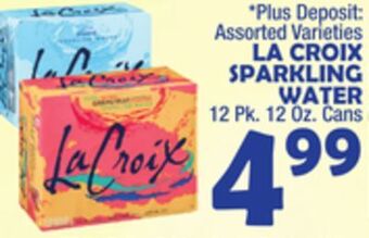 Bravo Supermarkets La croix sparkling water offer