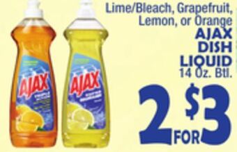 Bravo Supermarkets Ajax dish liquid offer