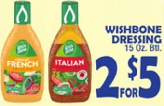 Bravo Supermarkets Wishbone dressing offer