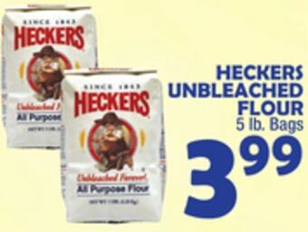 Bravo Supermarkets Heckers unbleached flour offer