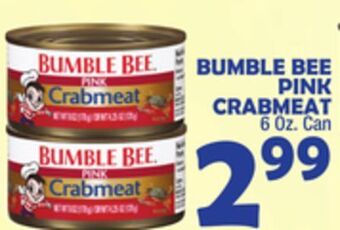 Bravo Supermarkets Bumble bee pink crabmeat offer