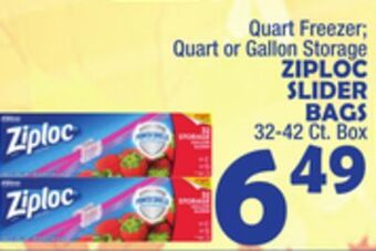 Bravo Supermarkets Ziploc slider bags offer
