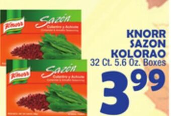 Bravo Supermarkets Knorr sazon kolorao offer