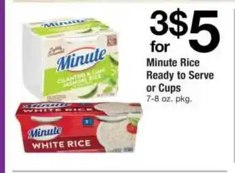 ACME Minute Rice Ready To Serve Or Cups offer