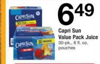ACME Capri Sun Value Pack Juice offer