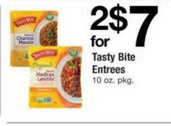 ACME Tasty Bite Entrees offer