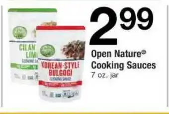 ACME Open Nature Cooking Sauces offer