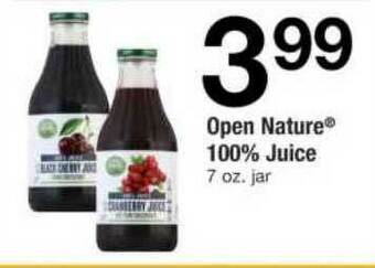 ACME Open Nature 100% Juice offer