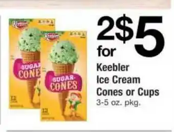 ACME Keebler Ice Cream Cones Or Cups offer