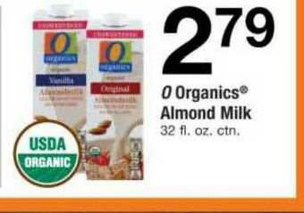 ACME O Organics Almond Milk offer