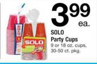 ACME Solo Party Cups offer