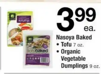 ACME Nasoya Baked Tofu, Organic Vegetable Dumplings offer
