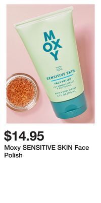 Bath & Body Works Moxy sensitive skin face polish offer