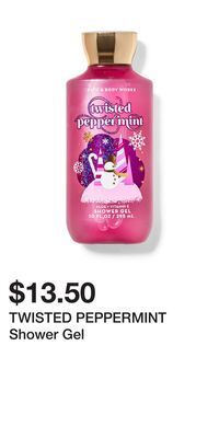 Bath & Body Works Twisted peppermint shower gel offer