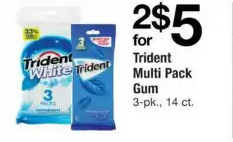 ACME Trident Multi Pack Gum offer