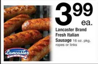 ACME Lancaster Brand Fresh Italian Sausage offer