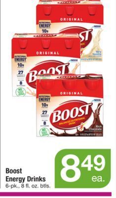 ACME Boost energy drinks offer