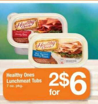 ACME Healthy Ones Lunchmeat Tubs offer