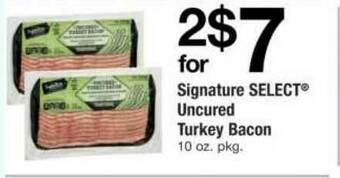 ACME Signature Select Uncured Turkey Bacon offer