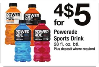 ACME Powerade sports drink offer