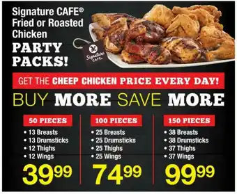 ACME Signature Cafe Fried Or Roasted Chicken Party Packs offer