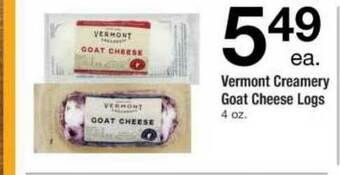 ACME Vermont Creamery Goat Cheese Logs offer