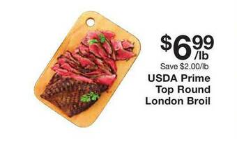 Fairway Store Market Usda Prime Top Round London Broil offer