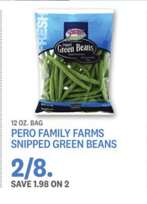Kings Food Markets Pero family farms snipped green beans offer