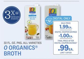 Kings Food Markets O organics® broth offer