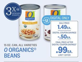 Kings Food Markets O organics® beans offer