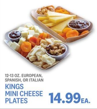 Kings Food Markets Kings mini cheese plates offer