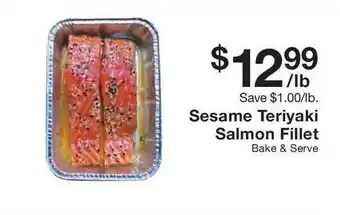 Fairway Store Market Sesame Teriyaki Salmon Fillet offer