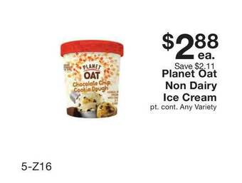 Fairway Store Market Planet Oat Non Dairy Ice Cream offer