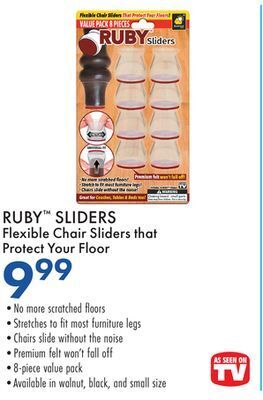 Boscov's Ruby™ sliders flexible chair offer