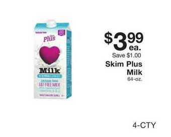 Fairway Store Market Skim Plus Milk offer