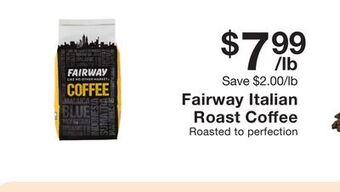 Fairway Store Market Fairway italian roast coffee offer