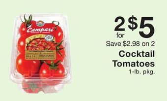 Fairway Store Market Cocktail tomatoes offer