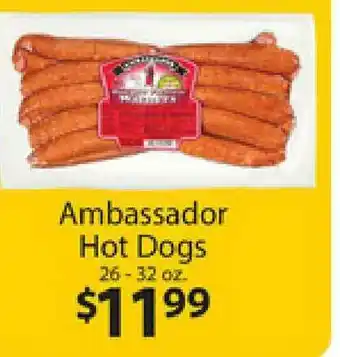Family Fresh Market Ambassador Hot Dogs offer